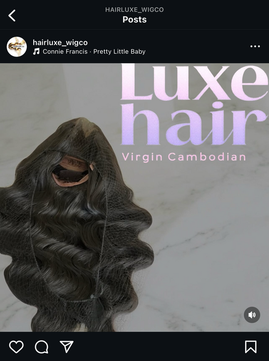 HAIR LUXE 100% Human Virgin Combodian wigs top quality  ALL Wigs 200% Density